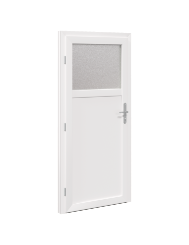 Porta d'ingresso laterale 98 x 198 cm PVC