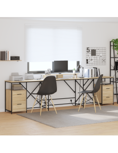 Scrivania Rovere Sonoma 182 x 101 x 87,5 cm Legno multistrato