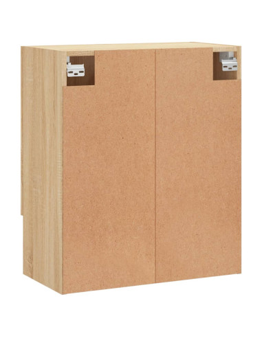Armadietto a Muro Rovere Sonoma 60x31x70 cm Legno Multistrato