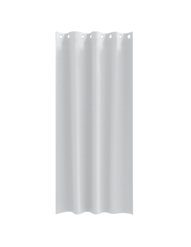 Tende Blackout con Anelli 2 pcs Grigio Chiaro 260 x 140 cm