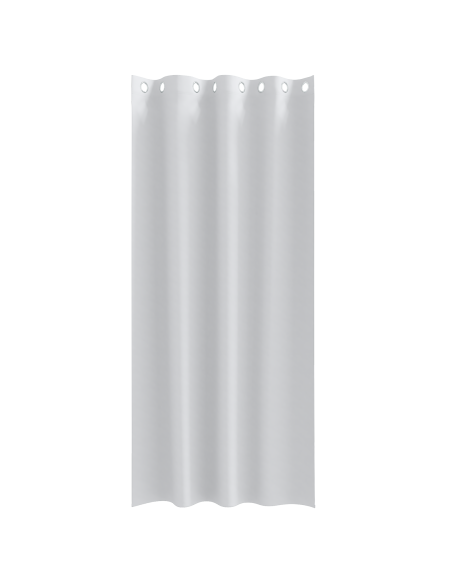 Tende con tende 2 pcs Grigio Chiaro 260 x 140 cm Poliestere