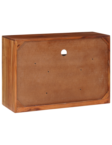 Credenza Marrone 80 x 30 x 55 cm Legno di Acacia Massello