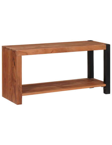 Libreria Marrone, Nero 80 x 30 x 110 cm