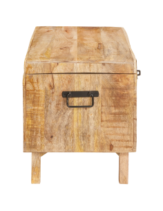 Scatola di Stoccaggio 70 x 35 x 40 cm legno massello di mango