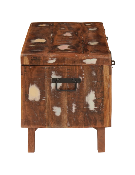 Scatola di Stoccaggio 70 x 35 x 40 cm legno massello di riciclo
