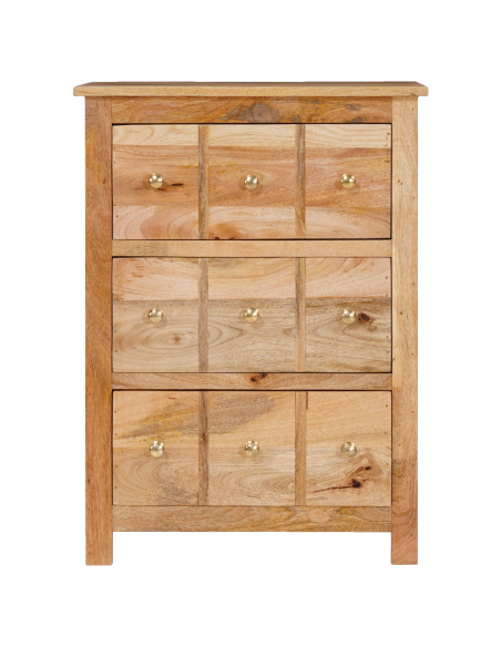Buffet e Credenze con cassetto con archiviazione Marrone 55 x 35 x 75 cm