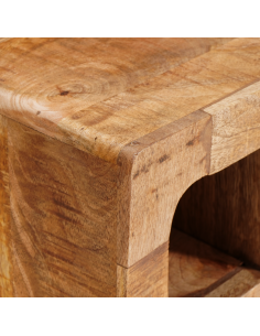 Portabottiglie Marrone 44 x 30 x 35 cm Legno di mango massello 2