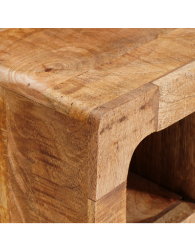 Portabottiglie Marrone 44 x 30 x 35 cm Legno di mango massello