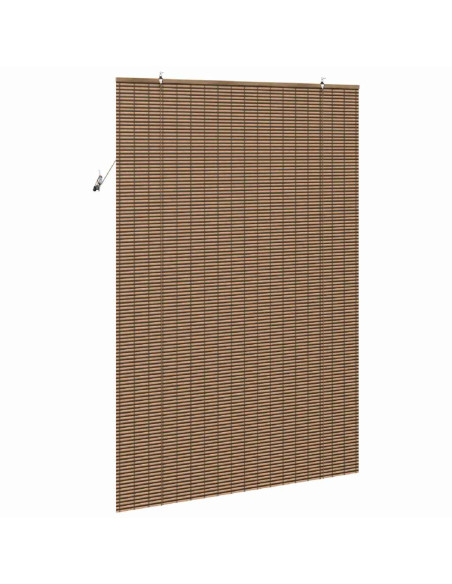 Tende e Tapparelle per Finestre Marrone 150 x 220 cm Bambù