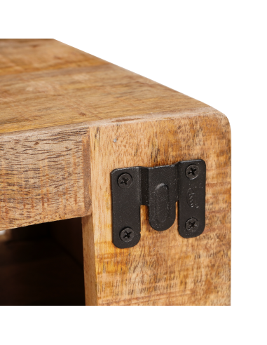 Portabottiglie Marrone 44 x 30 x 35 cm Legno di mango massello