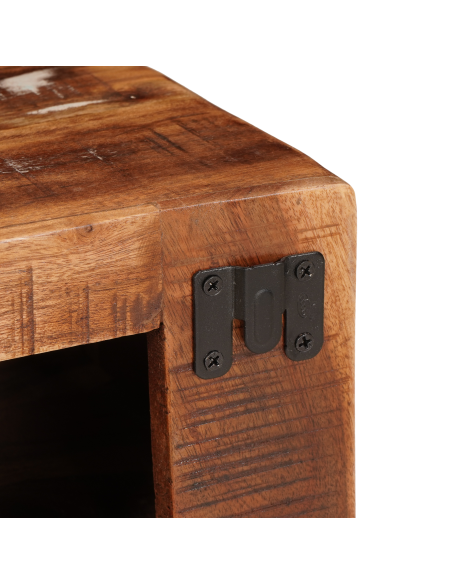 Portabottiglie Marrone Legno massello recuperato
