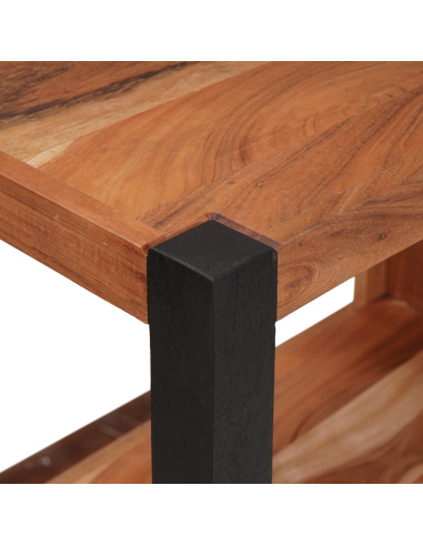 Libreria Marrone 70 x 30 x 110 cm Legno di Acacia Massello