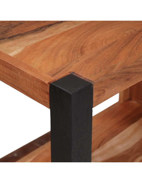 Libreria Marrone, Nero 50 x 30 x 110 cm