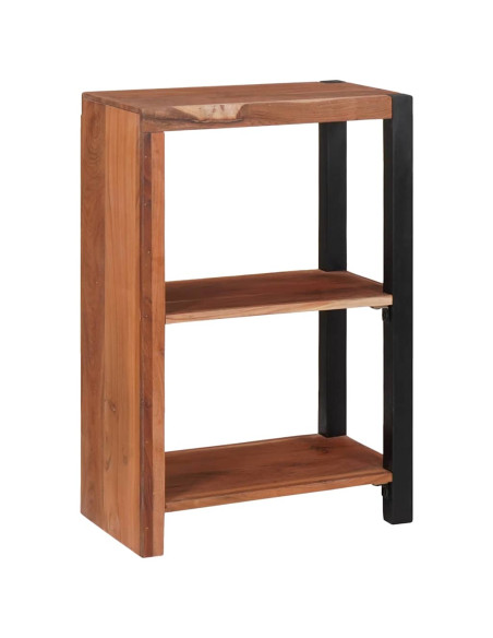 Libreria Marrone, Nero 80 x 30 x 110 cm