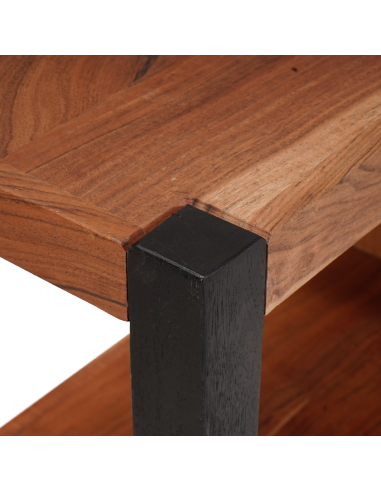 Libreria Marrone 50 x 30 x 75 cm Legno di Acacia Massello