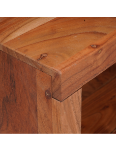 Libreria Marrone 80 x 30 x 110 cm Legno di Acacia Massello 2