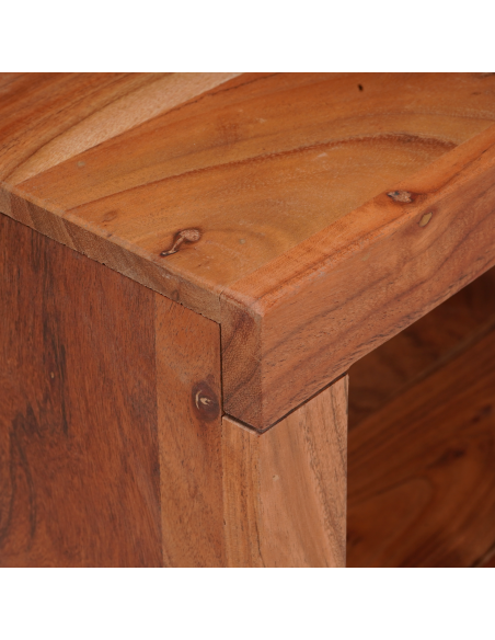 Libreria Marrone 80 x 30 x 110 cm Legno di Acacia Massello