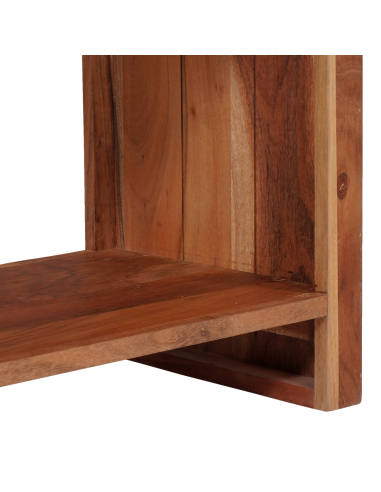 Libreria Marrone 80 x 30 x 110 cm Legno di Acacia Massello