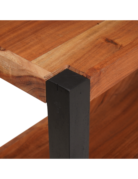 Libreria Marrone, Nero 80 x 30 x 110 cm