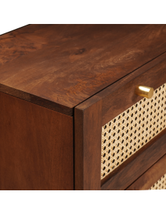 Credenza Marrone 60 x 33 x 75 cm Legno di mango massello 2