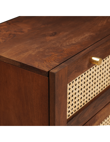 Credenza Marrone 60 x 33 x 75 cm Legno di mango massello
