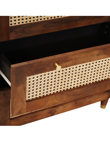 Credenza Marrone 60 x 33 x 75 cm Legno di mango massello