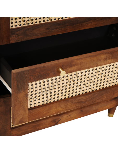 Credenza Marrone 60 x 33 x 75 cm Legno di mango massello