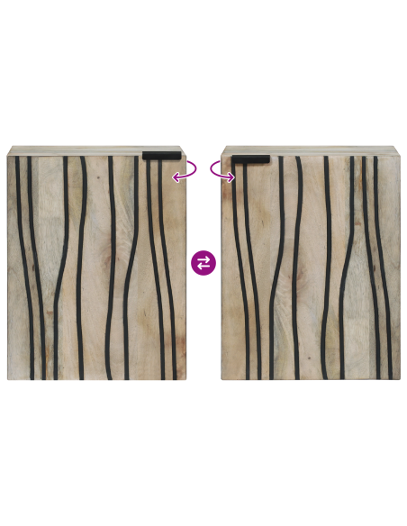 Armadio sottolavello con lo scaffale Marrone 38 x 33.5 x 48 cm