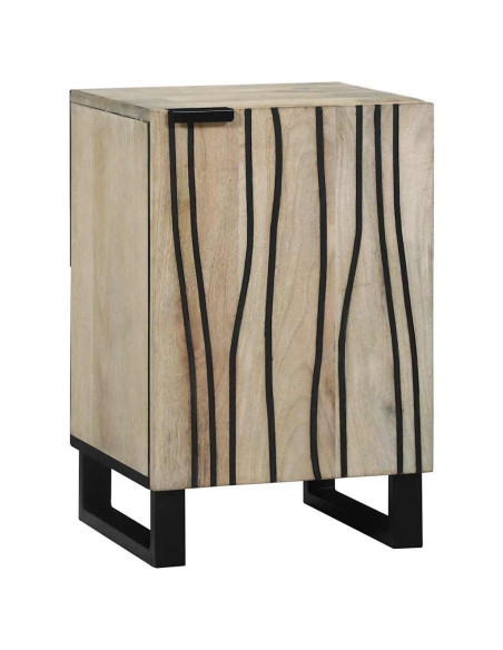 Mobile da Bagno con lo scaffale Marrone, Nero 38 x 33.5 x 58 cm