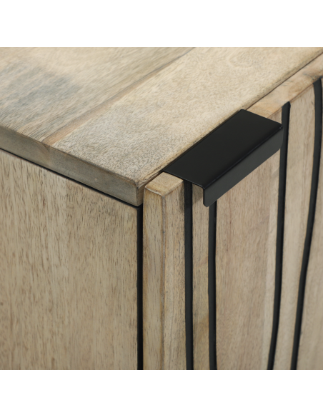 Mobile da Bagno con lo scaffale Marrone, Nero 38 x 33.5 x 58 cm