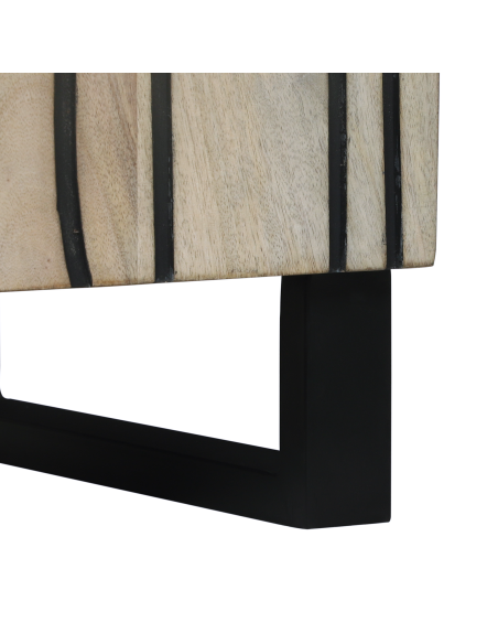Mobile da Bagno con lo scaffale Marrone, Nero 38 x 33.5 x 58 cm