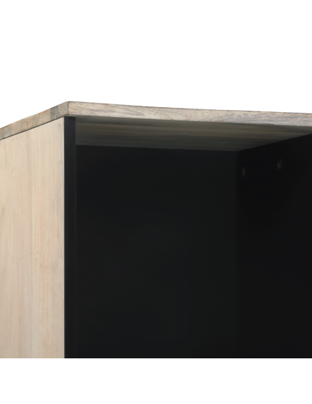 Mobile da Bagno con cassetto Marrone, Nero 38 x 33.5 x 160 cm