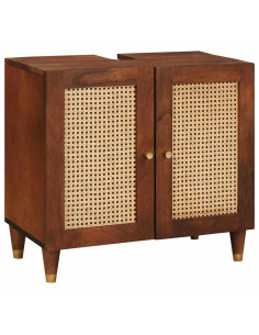 Armadio sottolavello Marrone 62 x 33 x 58 cm Legno multistrato 2