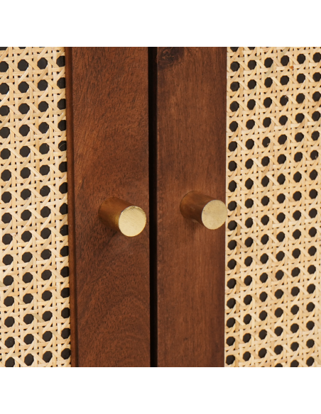 Armadio sottolavello con lo scaffale con archiviazione con porta Marrone 62 x 33 x 58 cm