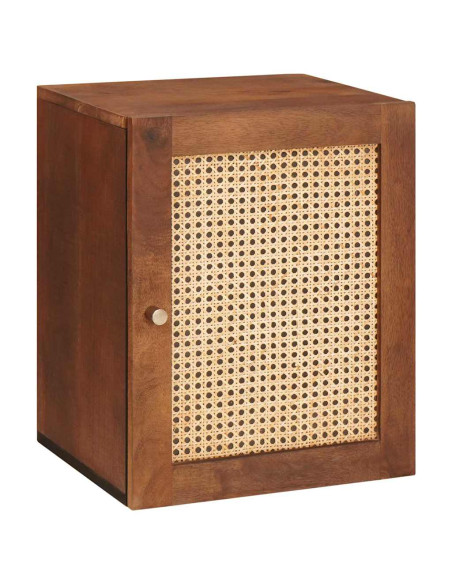 Mobile da Bagno con lo scaffale con archiviazione con porta Marrone 38 x 33.5 x 48 cm