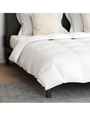 Set di Piumoni con cuscino 3 pcs Bianco Piuma d'anatra