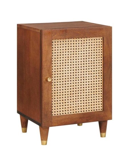 Mobile da Bagno con lo scaffale con archiviazione con porta Marrone 38 x 33.5 x 58 cm