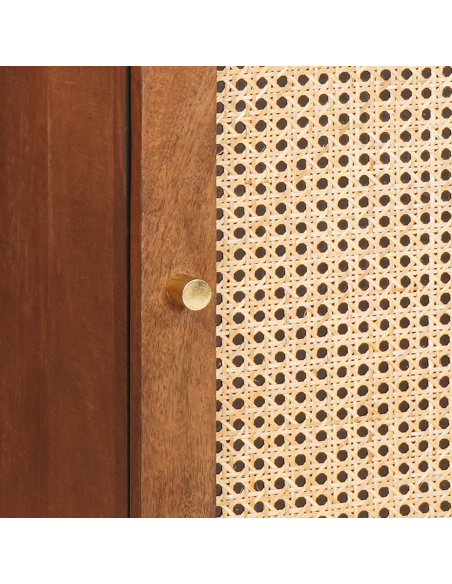 Mobile da Bagno con lo scaffale con archiviazione con porta Marrone 38 x 33.5 x 58 cm
