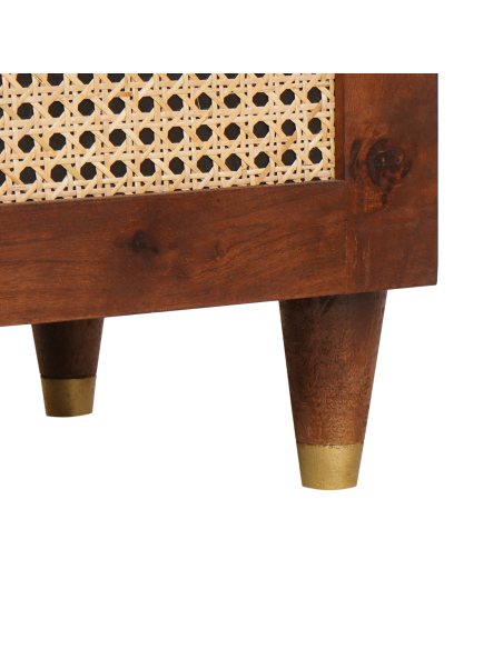 Credenza Marrone 38 x 33,5 x 160 cm Legno di mango massello