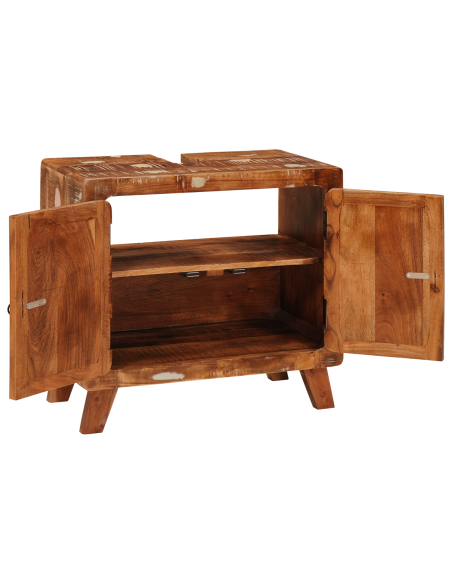 Mobile da Bagno Legno di Mango Massello, Legno Ingegnerizzato