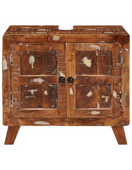 Mobile da Bagno Legno di Mango Massello, Legno Ingegnerizzato
