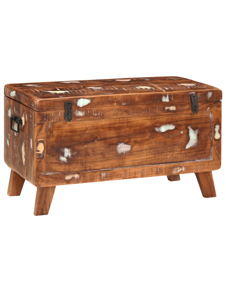 Scatola di Stoccaggio 70 x 35 x 40 cm legno massello di riciclo