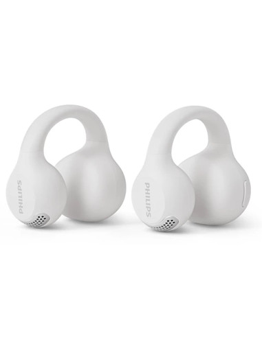 Philips Serie 2000 TAQ2000WT Auricolare True Wireless Stereo (TWS) clip auricolare, A orecchio aperto Musica e Chiamate Bluetoot