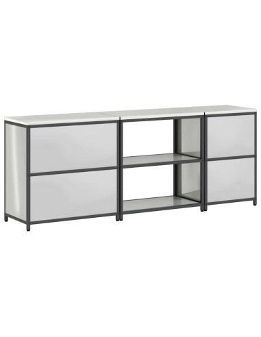 Set di Stoccaggio per Cucina 3 pcs Argento Acciaio zincato