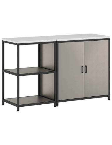 Set di Stoccaggio per Cucina con lo scaffale 2 pcs Ruggine