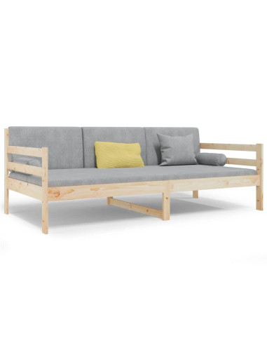 Dormeuse senza Materasso 90x190 cm in Legno Massello di Pino