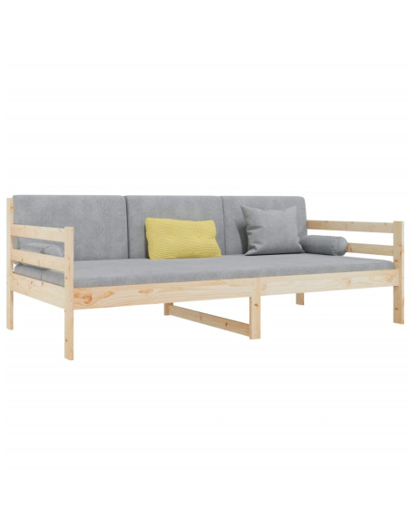Dormeuse senza Materasso 90x190 cm in Legno Massello di Pino