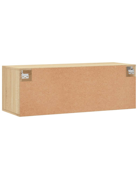 Mobile a Parete Rovere Sonoma 100x36,5x35 cm Legno Multistrato