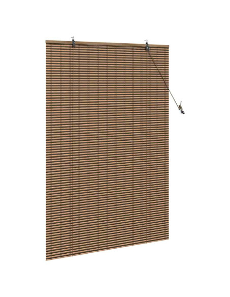 Tende e Tapparelle per Finestre Marrone 120 x 160 cm Bambù