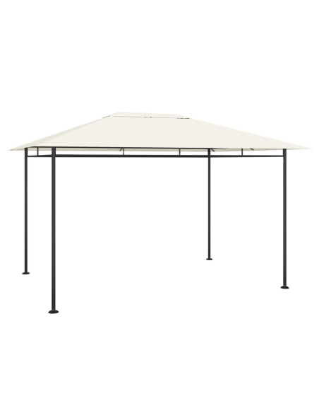 Gazebo 384x281x270 cm Crema 180 g/m²
